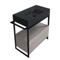 Modern Console Vanity with Grey Oak Cabinet, 35